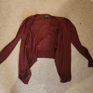 Burgundy Long Sleeve Top